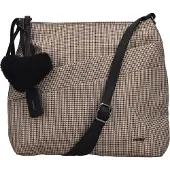Rieker Umhängetasche Schultertasche, Damen Handtasche mit zwei Hauptfächern