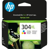 HP Original Tintenpatrone 304XL CMY, Einzelpack, Tri-Colour