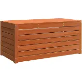 vidaXL Aufbewahrungsbox Holzwerkstoff 101 x 50,5 x 46,5 cm Wachsbraun
