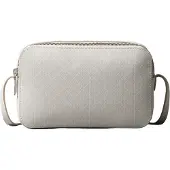 Calvin Klein Handtasche Emblem Aop Elongated Camera Bag LV04F3268G Écru