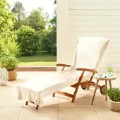 Dyckhoff Handtuch "Stuhlauflage / Liegeauflage", beige (natur), B:70cm L:200cm, Frottier, Frottier, Handtücher, Handtuch, Schonbezug mit Einschubtasche