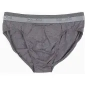 Hom Minislip "HO1", Herren, Gr. M, grau, Obermaterial: 65% Baumwolle, 22% Modal, 13% Elasthan, unifarben, Unterhosen Minislip, bequem, weich, eng, elastisch, basic, breiter Bund, Baumwollmix