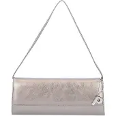 PICARD Leder Schultertasche Clutch Auguri Shoulderbag Oldsilver taupe