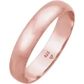 Elli Silberring "Ring Basic Bandring Trauring Verlobung 925 Silber" Gr. 52, rosa (rosegold), Fingerringe, Damen, 52, Silber 925 (Sterlingsilber), Silberring