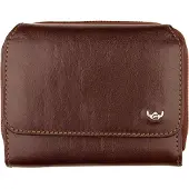 Golden Head Leder Geldbörse Colorado RFID Protect Zipped Billfold Coin Wallet Tabacco braun