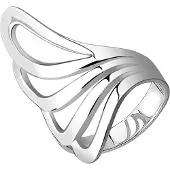 Nenalina Silberring "Ring Basic Wellen Geschwungen Schlicht 925 Silber" Gr. 56, silber, Fingerringe, Damen, 56, Silber 925 (Sterlingsilber), Silberring