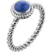 Nenalina Ring Lapis Lazuli Edelstein September Boho 925 Silber Nenalina Blau