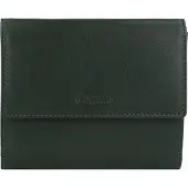 Esquire Leder Geldbörse Viktoria Wallet With Flap Green dunkelgrün