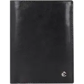 Esquire Leder Geldbörse Toscana RFID Wallet Black schwarz