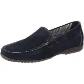 Sioux Herren Slipper/ Mokassins GIUMELO Blau RaulederGröße:9