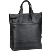 Leonhard heyden Schultertasche Umhängetasche mit Laptopfach Hamburg Shopper Black schwarz