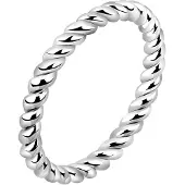 Nenalina Silberring "Ring Gedreht Kordel Spirale Basic Schlicht 925 Silber" Gr. 56, silber, Fingerringe, Damen, 56, Silber 925 (Sterlingsilber), Silberring