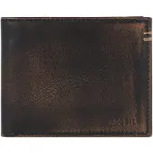 Fossil Geldbörse Wade Bifold With Flip ID Black schwarz
