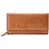 Farmhood Memphis Geldbörse RFID Schutz Leder 19 cm
