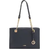 L.credi Schultertasche Karin Shopper Navy dunkelblau
