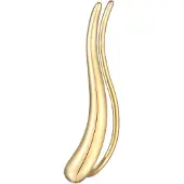 Elli Ohrklemme "Ohrringe Single Earclimber Ohrklemme Geschwungen 925 Silber (1 Stück)" Gr. 26, gold, Ohrringe, Damen, 26, ohne Stein, Silber 925 (Sterlingsilber), Ohrklemme