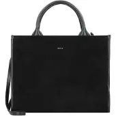 Replay Leder Schultertasche Shoulder Bag Black schwarz