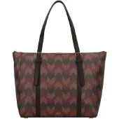 Fossil Shopper Schultertasche Carlie Tote Harlow Multi Print mehrfarbig