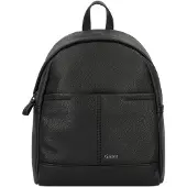 Gabor Rucksack "Lenea", Damen, Gr. B/H/T: 26cm x 31cm x 9,5cm, schwarz, Polyurethane, clean, Basic, Rucksäcke Rucksack, aus recyceltem Polyurethan mit dekorativen Ziernähten