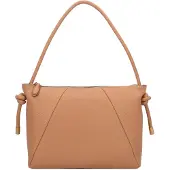 Fossil Leder Schultertasche Willa Leather Shoulder Bag Dust hellbraun