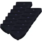 Tom Tailor Slip "Slip 14er Pack", Herren, Gr. XXL, blau, Obermaterial: 95% Baumwolle CO. 5% Elasthan EL., Unterhosen Slip