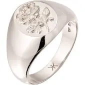 KUZZOI Ring 925 Sterling Silber in Silber | Gr.: 66