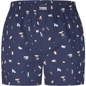 Happy Shorts Webboxer "Web-Boxershorts 1er Pack", Herren, Gr. L, bunt (beach), Obermaterial: 100% Baumwolle CO., Unterhosen Webboxer