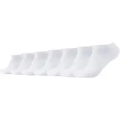 Camano Sneakersocken "ca-soft", Damen, Gr. 35-38, weiß, Baumwollmischung, unifarben, normal, Socken Sneakersocken, mit weichem Komfortbund ohne drückende Nähte