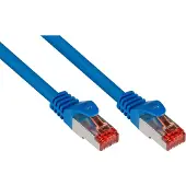 GOOD CONNECTIONS Patchkabel Cat. 6 S/FTP mit Rastnasenschutz, 5m, blau