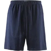 Jan Vanderstorm Shorty "Kurze Schlafhose MALVIK", Herren, Gr. 4 XL, blau (dunkelblau), Obermaterial: 100% Baumwolle CO., Homewear-Sets Shorty