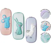 Interdruk Hartschalen-Federmä PP chen 3D BeBe Kids Pastellfarben