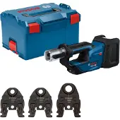 Bosch Professional Gpt 18v-19 Solo +l-boxx + 3xth 16/20/26 Rohrpresswerkzeug