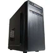 LC-Power LC-2017MB-ON, Micro Tower, PC, Schwarz, micro ATX, Mini-ITX, Metall, Kunststoff, Gaming