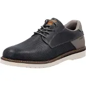 Rieker Schnürhalbschuhe bequem in blau, Gr. 46