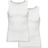 Ammann Unterhemd "Unterhemd Feinripp Unterhemden 2er Pack 2er Pack", Herren, Gr. XXL, N-Gr, weiß, Obermaterial: 100% Baumwolle CO., Unterhemden Unterhemd