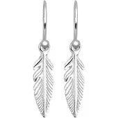 Elli Paar Ohrhänger "Ohrringe Ohrhänger Feder 925 Sterling Silber" Gr. 27, silber, Ohrringe, Damen, 27, ohne Stein, Silber 925 (Sterlingsilber), Paar Ohrhänger