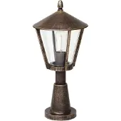 Albert 650529 Sockelleuchte Typ Nr. 0529 - Farbe: braun-messing, für 1 x Lampe, E27