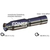 ERNST Flexrohr, Abgasanlage 465083 für MERCEDES-BENZ