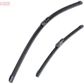 Denso Flachwischer-Set DF-282 (700/400 mm, Rechtslenker): Zwei leise, langlebige