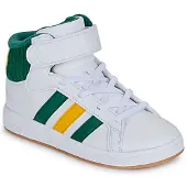 Adidas Sneaker SPORTSWEAR "GRAND COURT MID KIDS", Jungen, Gr. 29, weiß (cloud weiß, collegiate grün, collegiate gold), Synthetik, Textil, Schuhe Sneaker