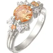 Elli Silberring PREMIUM "Ring Cocktail Statement Zirkonia 925 Silber" Gr. 54, silber, Fingerringe, Damen, 54, Silber 925 (Sterlingsilber), Silberring