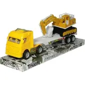 Swede Baustellen-LKW mit Anhänger