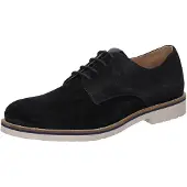 Sioux Schnürschuh "Encanio-715", Herren, Gr. 42 (UK 8), blau, Obermaterial: 100% Kalbsveloursleder CAVL. 100% Gummi rubber., Schuhe Schnürschuh