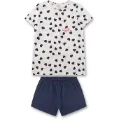 Sanetta Schlafanzug "Pyjama", Jungen, Gr. 164, blau (blau, beige), Obermaterial: 100% Baumwolle CO., Homewear-Sets Schlafanzug