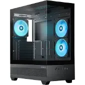 Chieftec PC-Gehäuse GT-01B-OP VISTA, Midi Tower, PC, Schwarz, ATX, micro ATX, Mini-ITX, Gaming, Multi