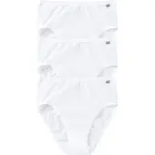 Speidel Slip "Hüftslip Hüftslip ohne Seitennähte 3 Stück", Damen, Gr. 40, 3 Stk., Single-Jersey, weiß, Single-Jersey, , Unterhosen Slip