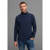 Bruno Banani Rollkragenshirt auch zum Unterziehen, Gr. 4XL (68/70), marine, , 45073734-4XL