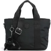 Kipling Damen Handtasche Minta Schwarz Wildleder Satchel Hochzeit Herbst/Winter