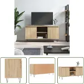 The Living Store TV-Schrank Sonoma-Eiche 104x35x50 cm Holzwerkstoff