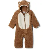 Columbia Overall , Jungen, Gr. 74 (18M), N-Gr, braun (delta, chalk), Obermaterial: 100% Polyester, Overalls Overall, mit Kapuze mit Tier-Ohren und Bindung, für Babys